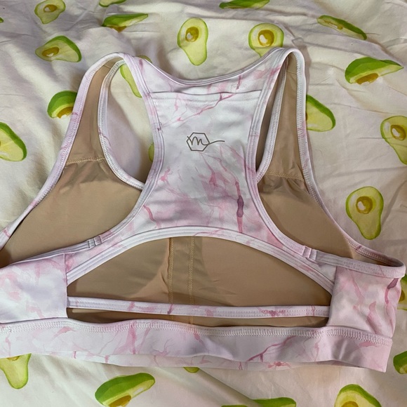 Maven Thread sports bra in pink water marble XL - Picture 2 of 2